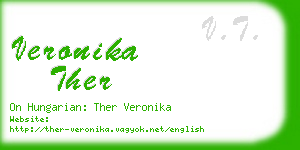 veronika ther business card